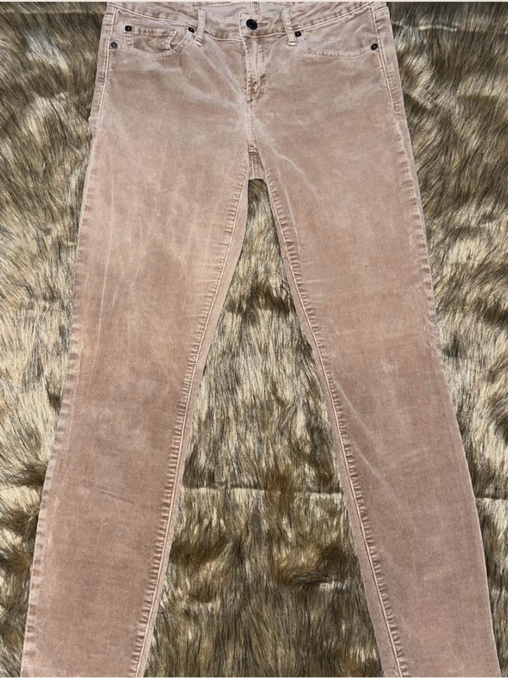 GAP Women's Skinny Corduroy Jeans in Dusty Pink
